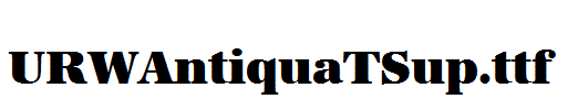 URWAntiquaTSup.ttf