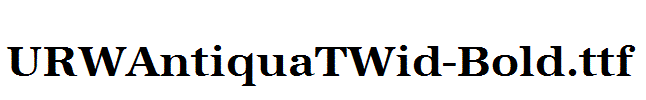 URWAntiquaTWid-Bold.ttf