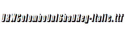 URWColomboOnlShaDReg-Italic.ttf