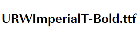 URWImperialT-Bold.ttf