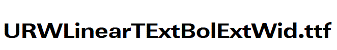 URWLinearTExtBolExtWid.ttf