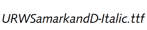 URWSamarkandD-Italic.ttf