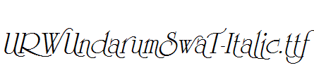 URWUndarumSwaT-Italic.ttf