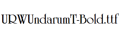 URWUndarumT-Bold.ttf