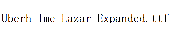 Uberh-lme-Lazar-Expanded.ttf