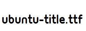 Ubuntu-Title.ttf