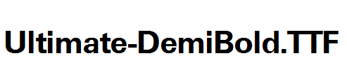 Ultimate-DemiBold.ttf