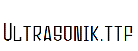 Ultrasonik.ttf