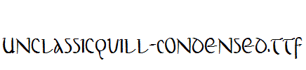 UnclassicQuill-Condensed.ttf