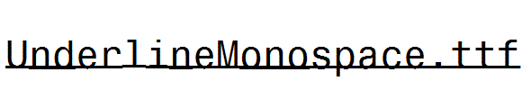 UnderlineMonospace.ttf