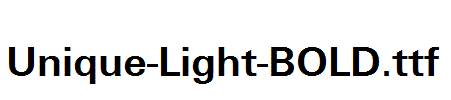 Unique-Light-BOLD.ttf