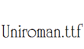 Uniroman.ttf