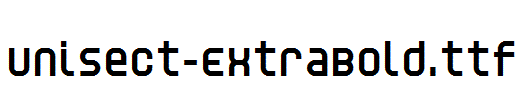 Unisect-ExtraBold.ttf