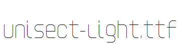 Unisect-Light.ttf