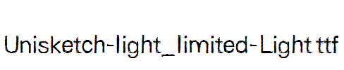 Unisketch-light_limited-Light.ttf