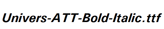 Univers-ATT-Bold-Italic.ttf