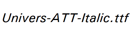 Univers-ATT-Italic.ttf