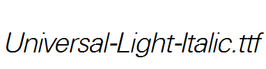 Universal-Light-Italic.ttf