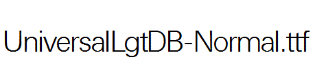 UniversalLgtDB-Normal.ttf
