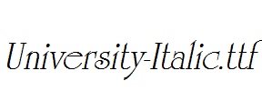 University-Italic.ttf