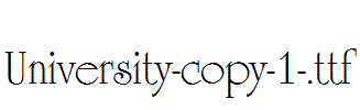 University-copy-1-.ttf