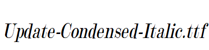 Update-Condensed-Italic.ttf