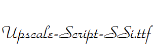 Upscale-Script-SSi.ttf