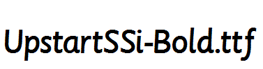 UpstartSSi-Bold.ttf