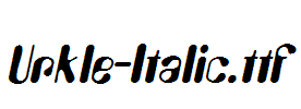 Urkle-Italic.ttf