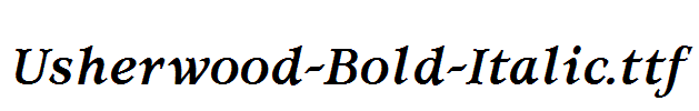 Usherwood-Bold-Italic.ttf