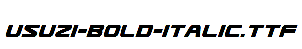 Usuzi-Bold-Italic.ttf