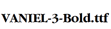 VANIEL-3-Bold.ttf