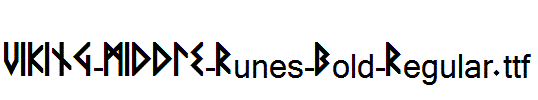 VIKING-MIDDLE-Runes-Bold-Regular.ttf