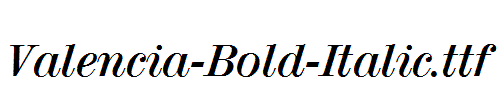 Valencia-Bold-Italic.ttf