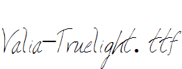 Valia-Truelight.ttf