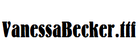 VanessaBecker.ttf