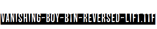 Vanishing-Boy-BTN-Reversed-Lift.ttf