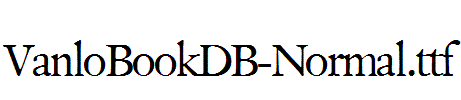 VanloBookDB-Normal.ttf