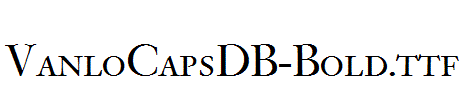 VanloCapsDB-Bold.ttf