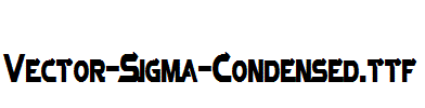 Vector-Sigma-Condensed.ttf