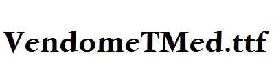 VendomeTMed.ttf