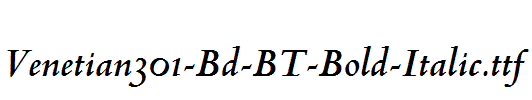 Venetian301-Bd-BT-Bold-Italic.ttf