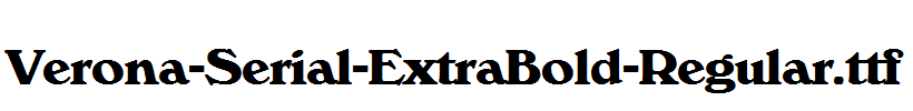 Verona-Serial-ExtraBold-Regular.ttf