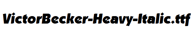 VictorBecker-Heavy-Italic.ttf