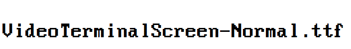 VideoTerminalScreen-Normal.ttf