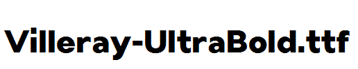 Villeray-UltraBold.ttf