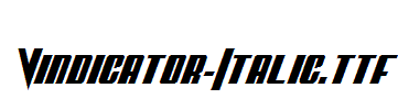 Vindicator-Italic.ttf