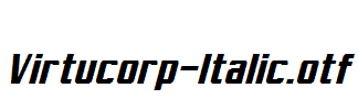 Virtucorp-Italic.otf