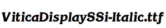 ViticaDisplaySSi-Italic.ttf