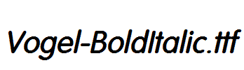 Vogel-BoldItalic.ttf